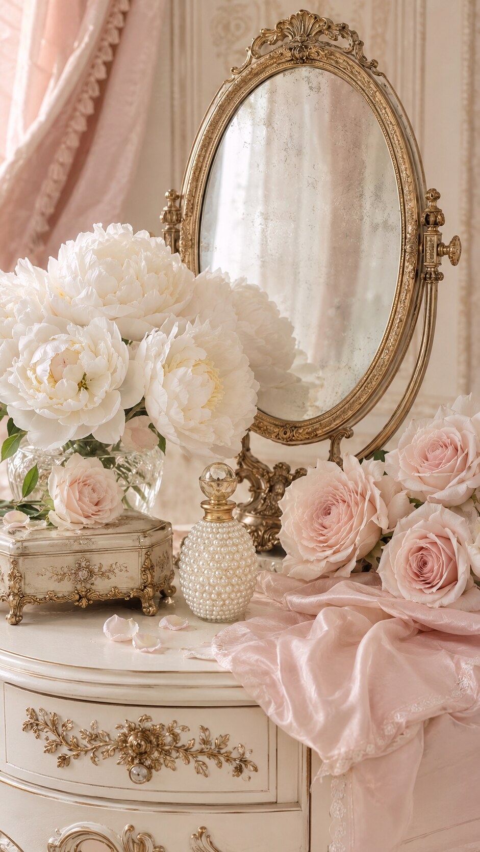 ئاوێنە و گوڵی ڤینتج